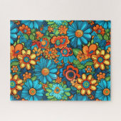 Groovy Hippie Puzzel Legpuzzel (Horizontaal)