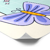 Groovy Hippie Retro Verjaardagsfeestje Welkomstbor Poster (Hoek)