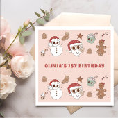 Groovy Hippie Sinterklaas Kerst Verjaardag  Servet