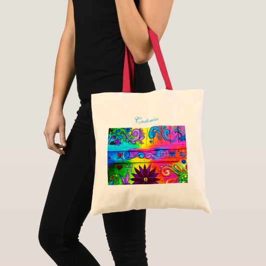 Groovy hippie Thunder_Cove Tote Bag (Voorkant (product))