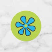 Groovy Hippie Vrede en Bloemkracht Confetti (Kleine voorkant)