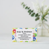 Groovy Hippie-vredessignalen: ventilatorkracht Visitekaartje (Staand voorkant)