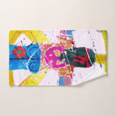 Groovy Hippie Vredesteken Bad Handdoek (Handdoek)