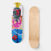 Groovy Hippie Vredesteken Skateboard (Voorkant)