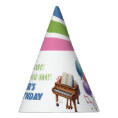 "Groovy Hippo Birthday Bash Bonanza!" Feesthoedjes (Rechts)