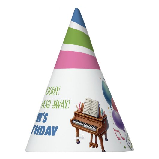 "Groovy Hippo Birthday Bash Bonanza!" Feesthoedjes (Rechts)