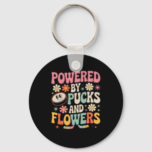 Groovy Hockey Liefde IJshockeyliefhebber (2)  Sleutelhanger