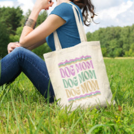 Groovy Hond Moeder Hond Mama Canvas Tote Bag