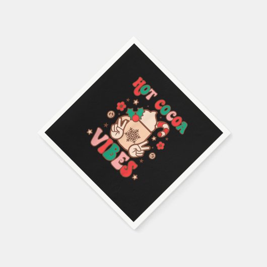  Groovy Hot Coca Vibes Hippie Xmas Merry C Servet (Hoek)