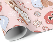 Groovy Hot Drink Cookies 12 dagen kerstcadeaus Cadeaupapier (Rol Hoek)