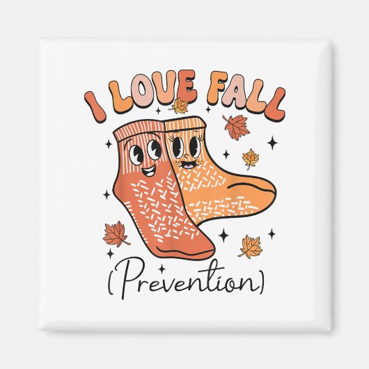 Groovy I Herfst Prevention Herfst PT fysiotherapie Magneet (Voorkant)