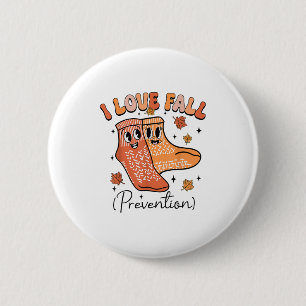 Groovy I Herfst Prevention Herfst PT fysiotherapie Ronde Button 5,7 Cm