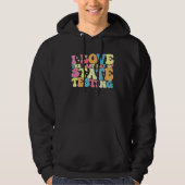 Groovy I Love the last Day of State Testing Test Hoodie (Voorkant)