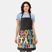 Groovy I Love the last Day of State Testing Test Schort (Gedragen)