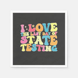 Groovy I Love the last Day of State Testing Test Servet