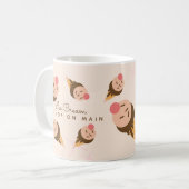 Groovy Ice Cream Cone Business Koffiemok (Voorkant links)