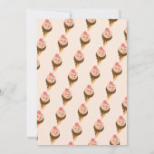 Groovy Ice Cream Cones Gender onthullen Kaart (Achterkant)