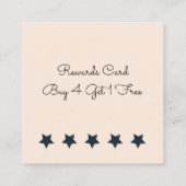 Groovy Ice Cream Kone Winkelbeloningen Klantenkaartje (Achterkant)