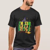 Groovy Ik ben de Batty Heks Grappige Heks Hallowee T-shirt (Voorkant)