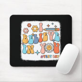 Groovy, ik geloof in je testdag leraar muismat (Met muis)