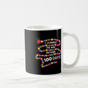 Groovy Ik kroop mijn weg door 100 dagen 100e dag Koffiemok