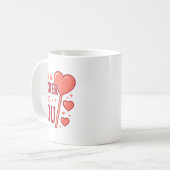 Groovy I'm A Sucker For You Retro Heart Candy Vale Koffiemok (Voorkant links)