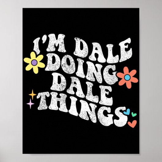 Groovy im Dale Doing Dale Dings Grappige Moeder's Poster (Voorkant)