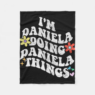 Groovy Im Daniela Doing Daniela Dingen Grappige Mo Fleece Deken