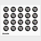 Groovy Im Haley Doing Haley Dingen Grappig Moeder' Ronde Sticker (Vel)