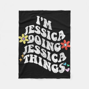 Groovy Im Jessica Doing Jessica Dingen Grappige Mo Fleece Deken