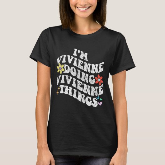 Groovy im Vivienne Doing Vivienne Dingen Grappig T-shirt (Voorkant)