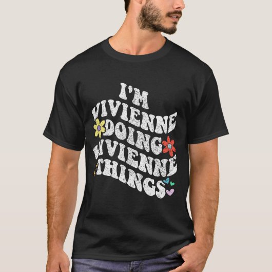 Groovy im Vivienne Doing Vivienne Dingen Grappig T-shirt (Voorkant)