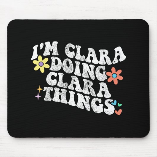 Groovy In Clara Doing Clara Dingen Grappige Moeder Muismat (Voorkant)