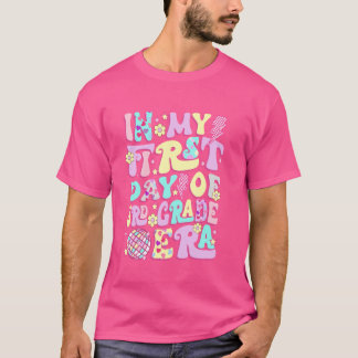 Groovy in mijn eerste dag 3e klas tijdperk terug n t-shirt