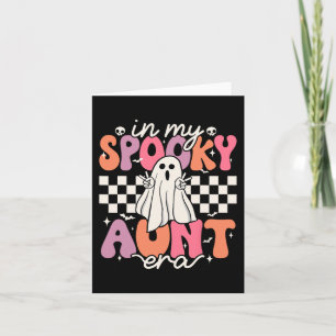 Groovy in mijn griezelige tante tijdperk Retro tan Kaart