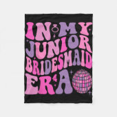 Groovy In Mijn Junior Bruidsmeisje Tijdperk Trouw Fleece Deken (Voorkant)