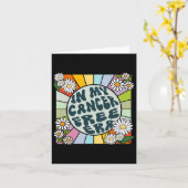 Groovy in mijn kankervrije tijdperk borstkanker kaart (Gele Bloem)