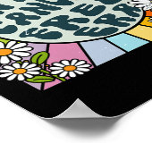 Groovy in mijn kankervrije tijdperk borstkanker poster (Hoek)