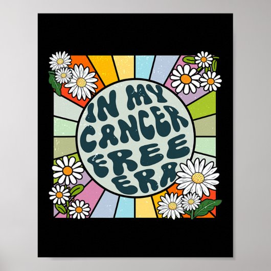 Groovy in mijn kankervrije tijdperk borstkanker poster (Voorkant)