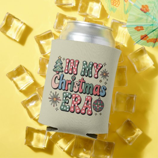 Groovy in mijn kerst tijdperk Grappige leraar Blikjeskoeler (Insitu Zomer)