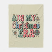 Groovy in mijn kerst tijdperk Grappige leraar Fleece Deken (Voorkant)