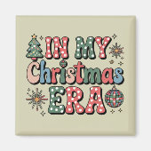 Groovy in mijn kerst tijdperk Grappige leraar Magneet (Voorkant)