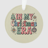 Groovy in mijn kerst tijdperk Grappige leraar Ornament (voorkant)