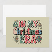 Groovy in mijn kersttijd grappige leraar kaart (Voorkant / Achterkant)