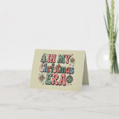Groovy in mijn kersttijd grappige leraar kaart (Voorkant)