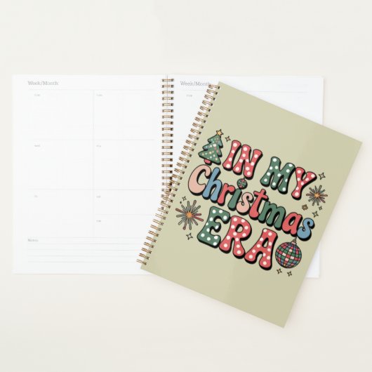 Groovy in mijn kersttijd grappige leraar planner (Display)