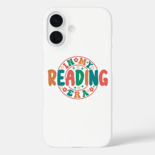 Groovy "In Mijn Leestijdperk" Golvend Lettertype G iPhone 16 Hoesje