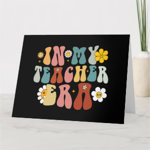 Groovy in mijn lerarentijdperk terug naar school l bedankkaart