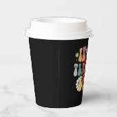 Groovy in mijn lerarentijdperk terug naar school l papieren bekers (Rechts)