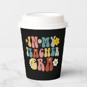 Groovy in mijn lerarentijdperk terug naar school l papieren bekers (Voorkant)